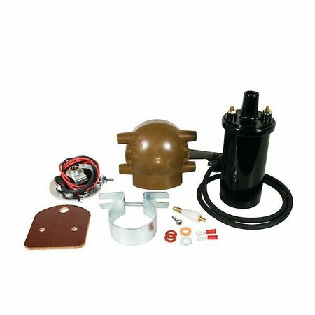 A & I PRODUCTS Ignition & Coil Conversion Kit; 6 Volt Positive Ground 7" x7.25" x3.25" A-1247XTP6